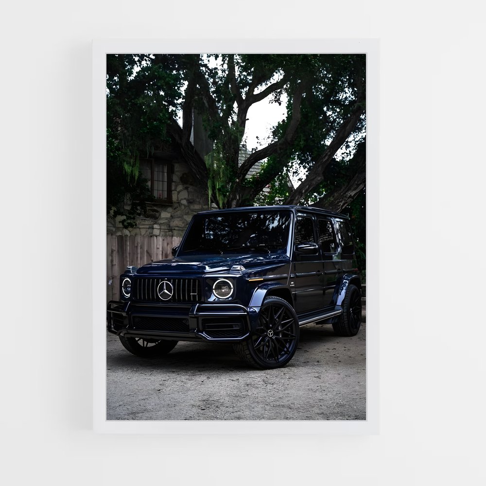 Poster G63 Blue Majesty – affiche Mercedes (vue 3)